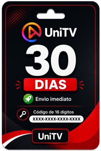 Recarga UniTV 30 Dias